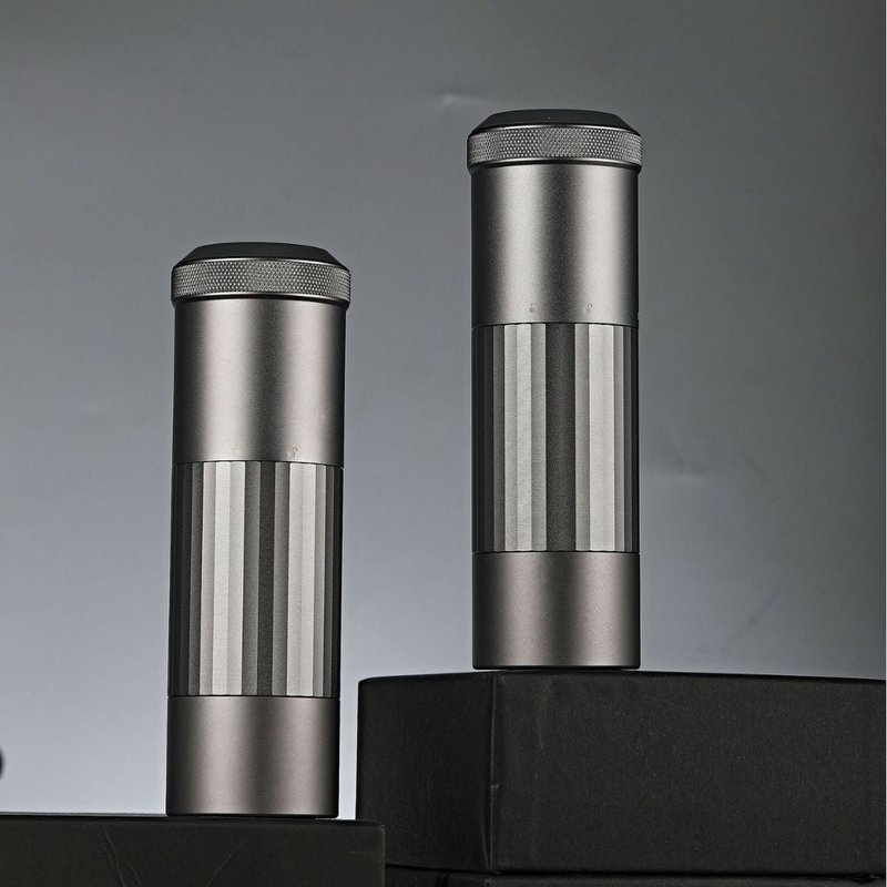 Portable Wireless Bean Grinder USB Charging Kitchen Appliance Gray
