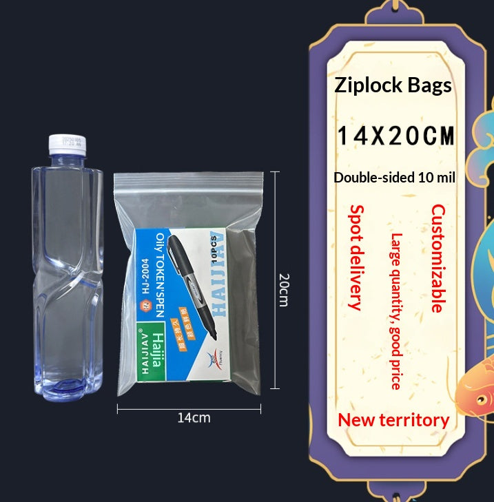 Food-Grade Plastic Packaging Bags Bulk Food Storage Bags for Kitchen