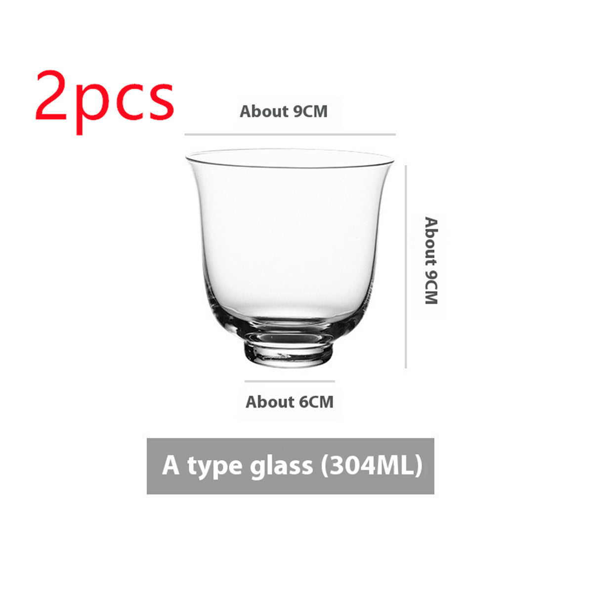 Simple Ins Style Handmade Crystal Glass Goblet - Multiple Variants