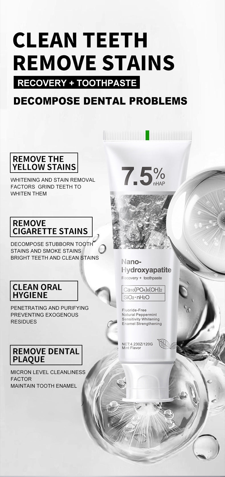 7.5% Toothpaste, 120g