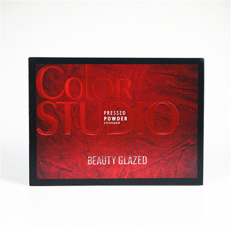 35-Color Matte Eyeshadow Palette for Creative Makeup Looks - Red