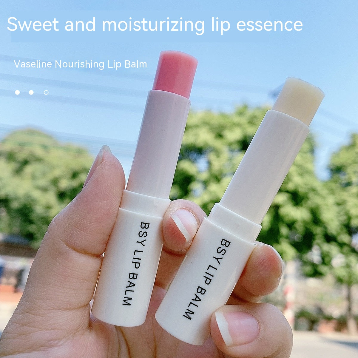 Moisturizing Lip Balm with Vaseline & Jojoba Oil - Nourishing Lip Care