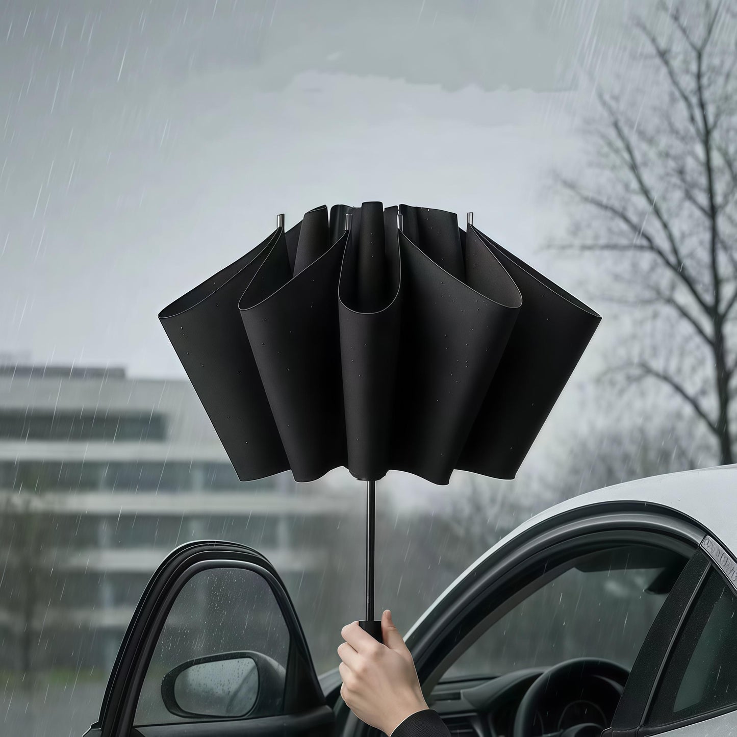 Windproof Waterproof Double Umbrella - Automatic Open/Close