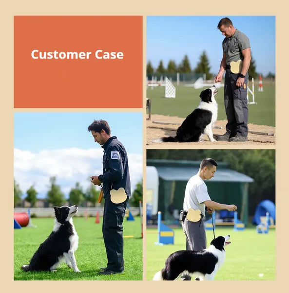 Pet Training Treat Pouch with Food-Grade Silicone & Hanging Buckle - Soft Dog Treat Bag for Puppy & Outdoor Use