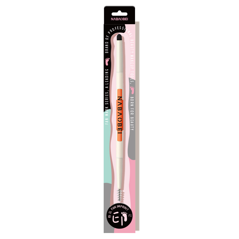 Double-Ended Eyelash Spoolie and Eyebrow Smudging Brush