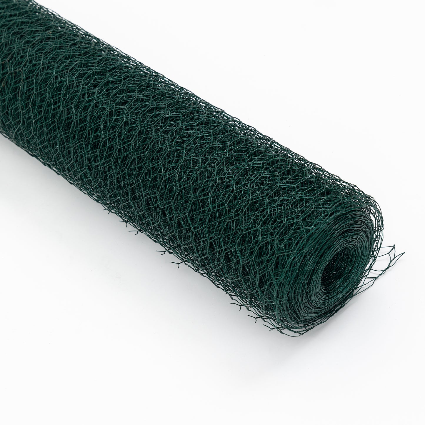 Galvanized Hexagonal Green Chicken Wire - 3.6ft x 157.5ft