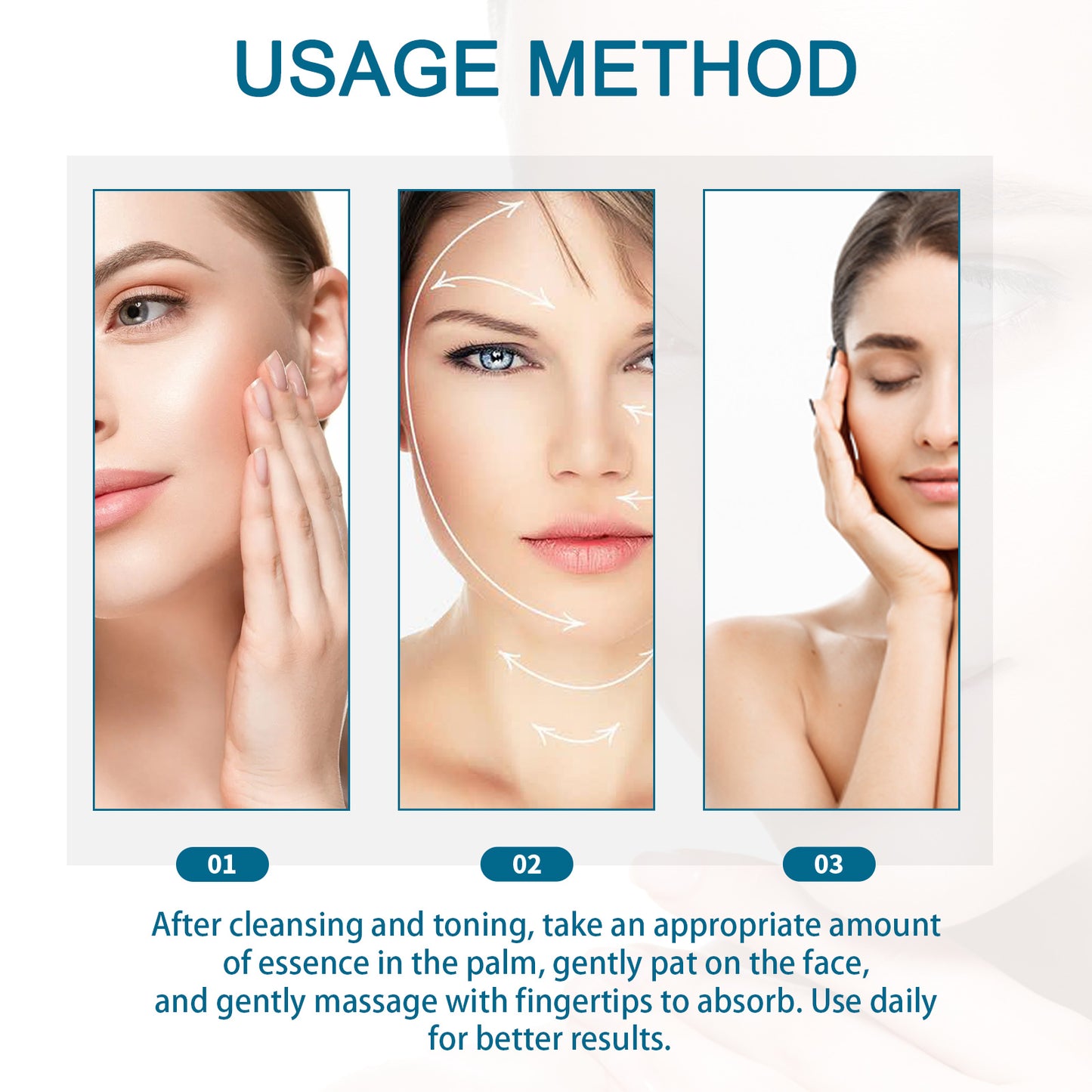 Collagen Firming Face Serum - Anti-Aging Hydrating Essence with Hyaluronic Acid