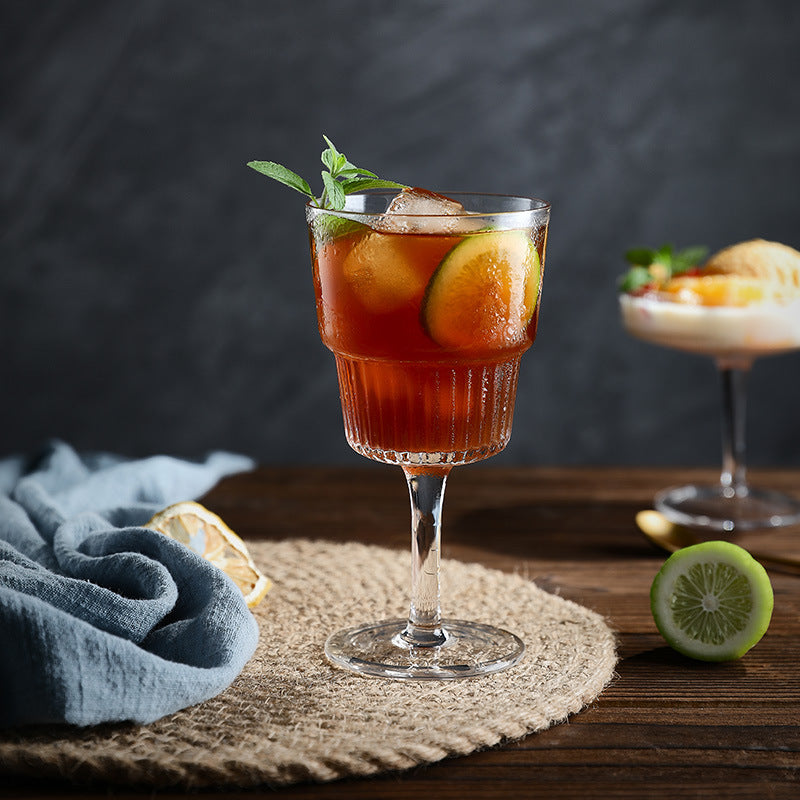 Simple Ins Style Handmade Crystal Glass Goblet - Multiple Variants