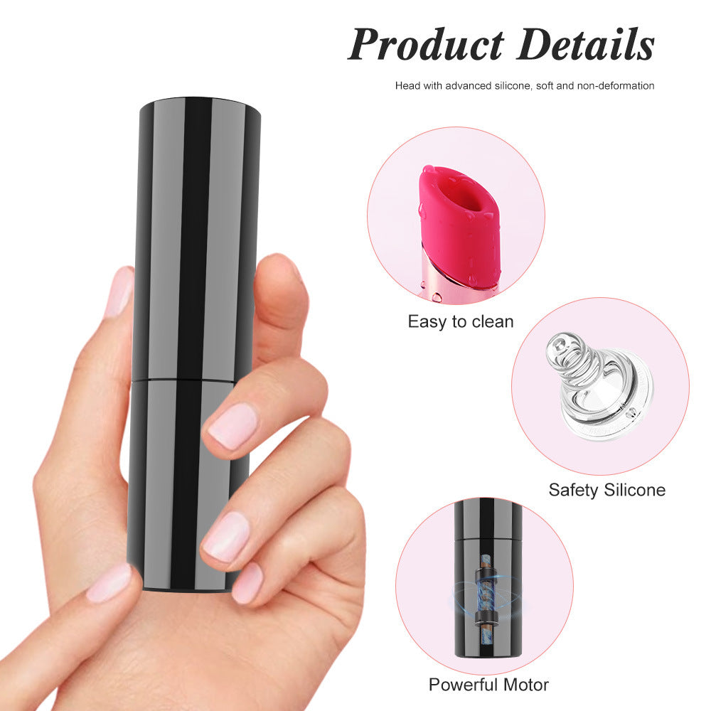 Lipstick-Shaped Sucking Vibration Toy - Waterproof Adult Wellness Device
