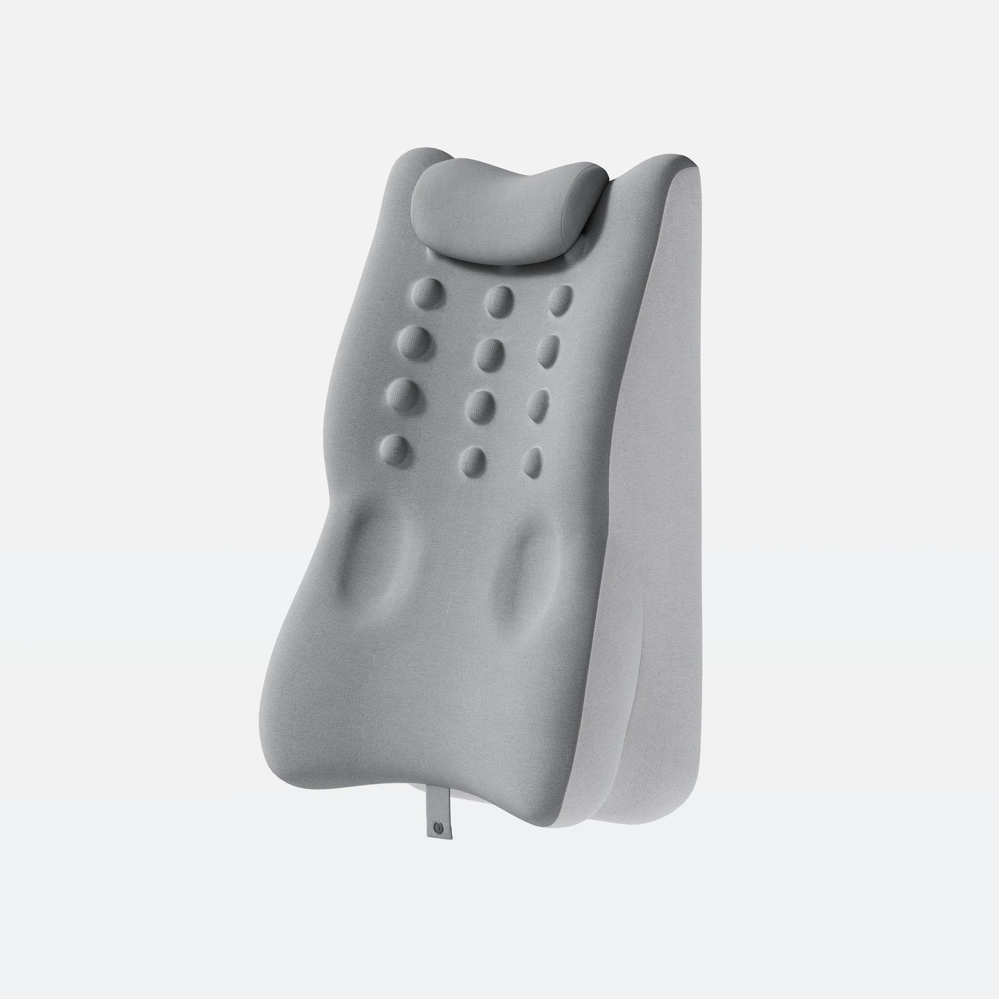 Ergonomic Memory Foam Support Pillow for Couples - Grey