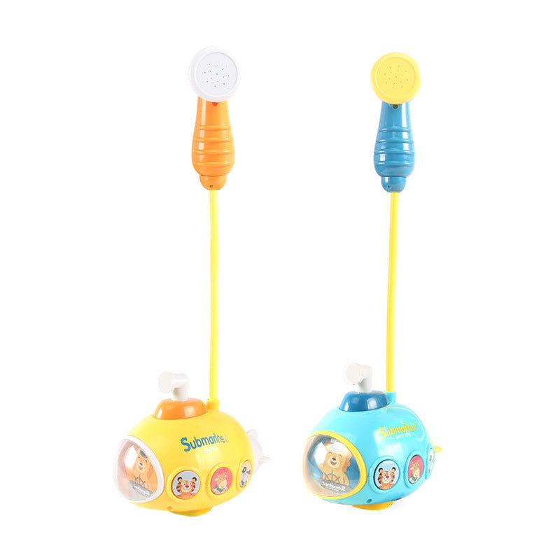 Electric Bath Water Spray Toy Submarine Water Play Accessory