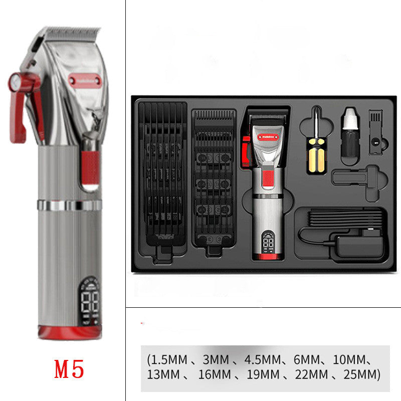 Professional Hair Clipper with Titanium Alloy Blades
