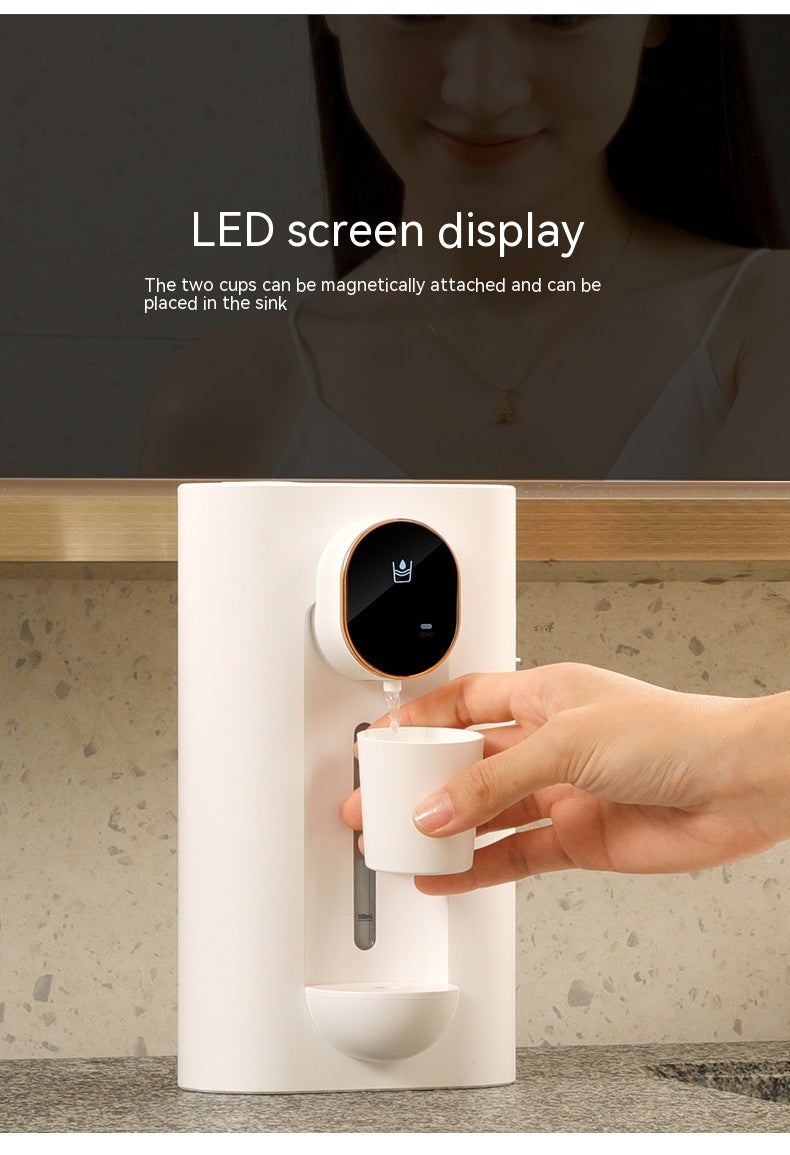 Automatic Touchless Mouthwash Dispenser Wall Mount, Adjustable & Punch-Free