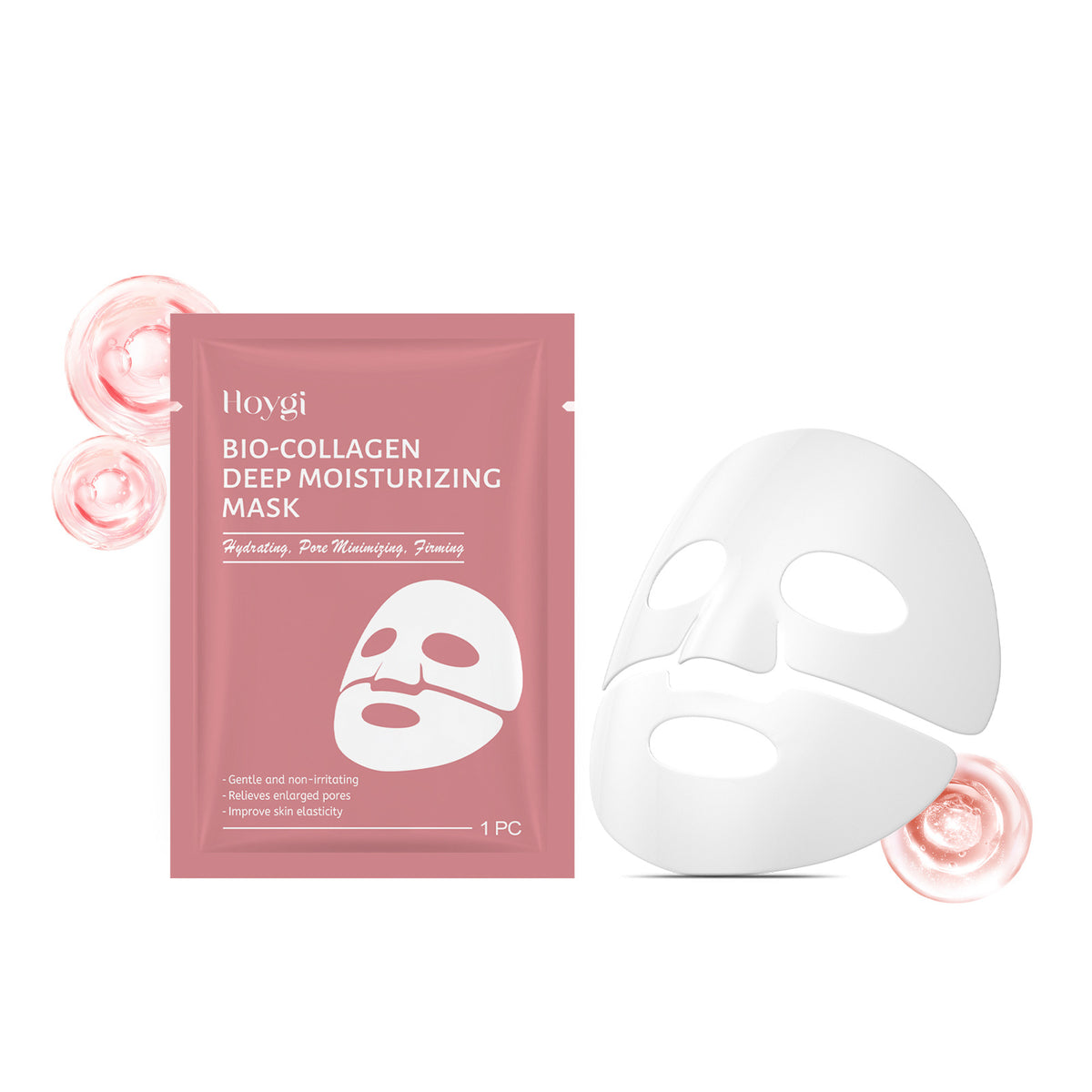Collagen Deep Moisturizing Facial Mask Pack - Hydrating Skin Care Sheet