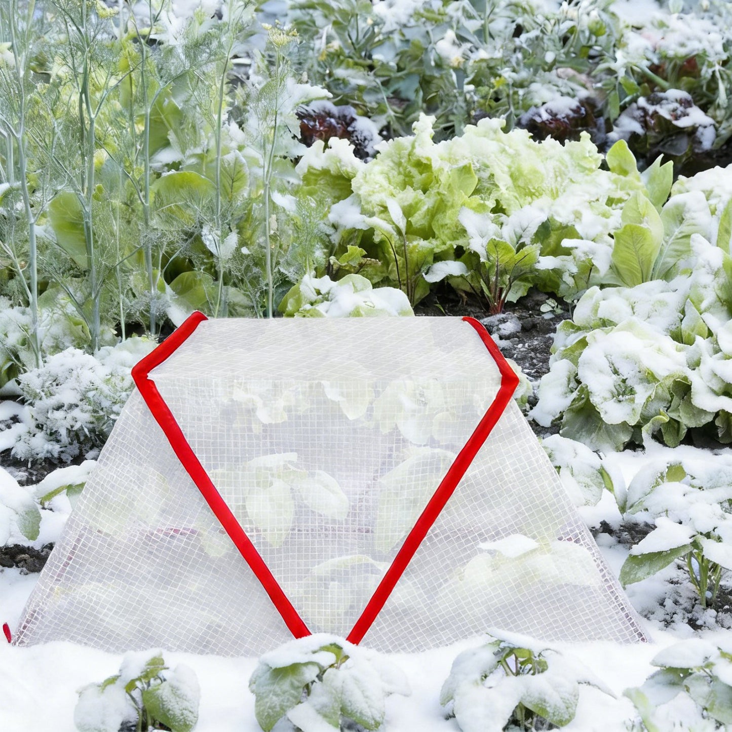 4 Pack Garden Plant Covers Frost & Animal Protection - Greenhouse Net Guards