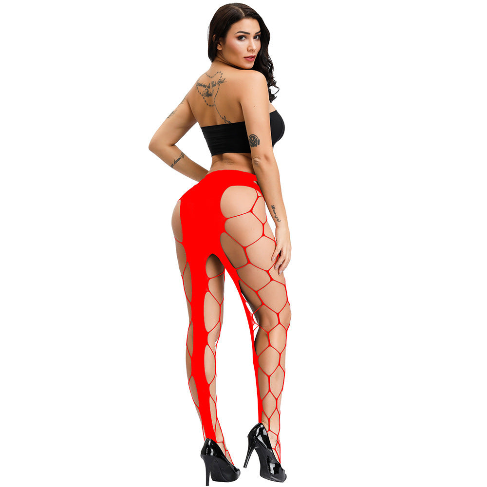 Wide Mesh Stockings for Home, Garden & Wellness - See Through Long Socks