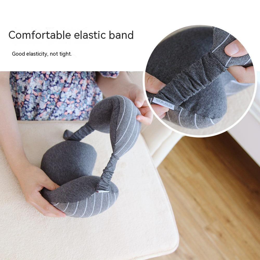 2-in-1 Eye Mask & Neck Pillow with Foam Filling