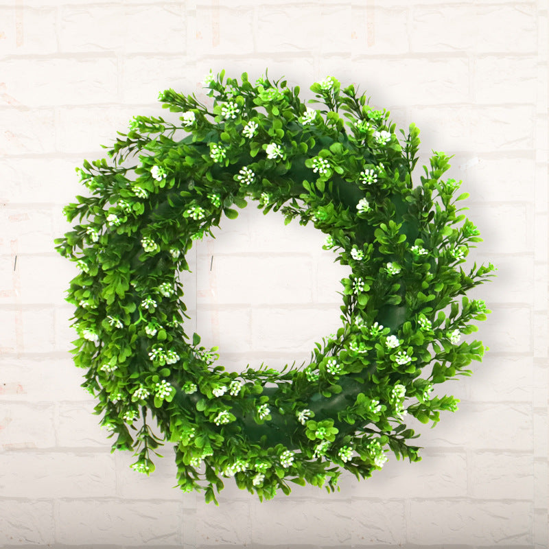 Green Plastic Door Hanging Decor - Festive Home & Garden Ornament