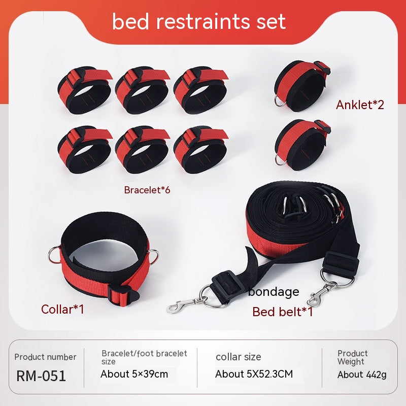 Adult Wellness Bed Binding Suit - BDSM Restraint Kit for Sensory Play