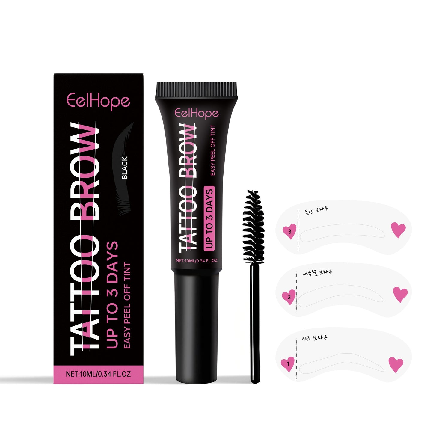 Long Lasting Waterproof Eyebrow Gel - Dry, Smudge-Proof Brow Makeup