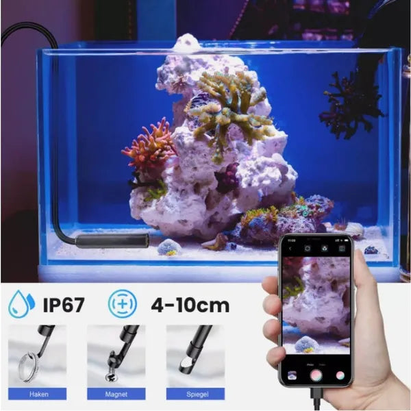 HD Industrial Endoscope 2 Million Pixels Waterproof Inspection Camera