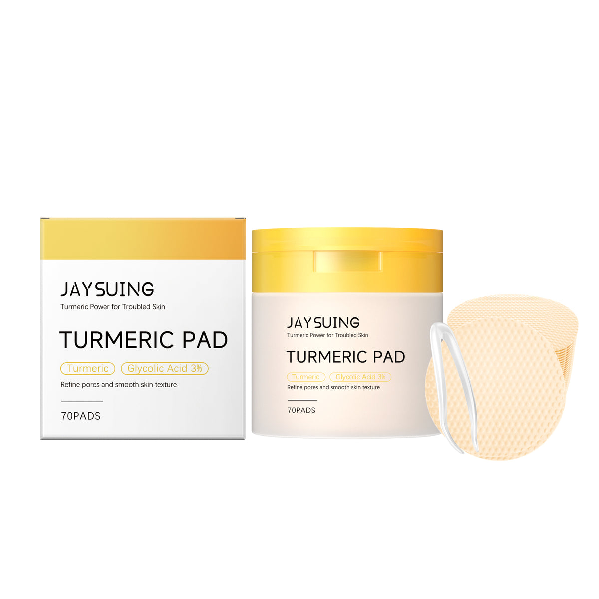 Kojic Acid Turmeric Brightening Facial Pads