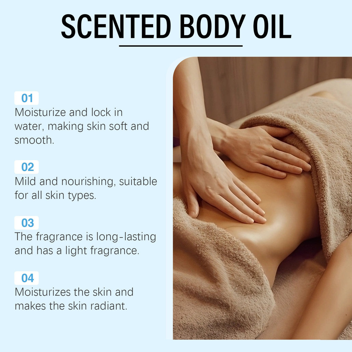 Caramel Vanilla Body Massage Oil - 100ml