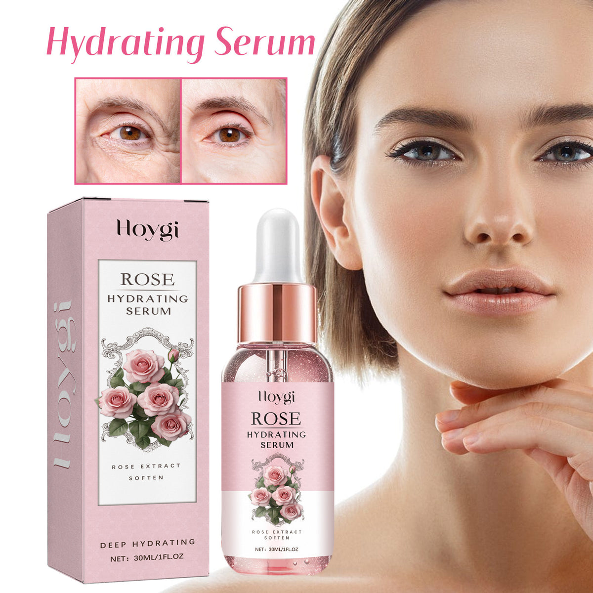 Rose Moisturizing Lotion for Soft, Hydrated Skin - 30ML