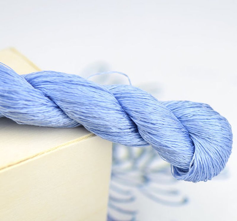 Non Splitting Untwisted Silk Thread Large Branch Embroidery Thread