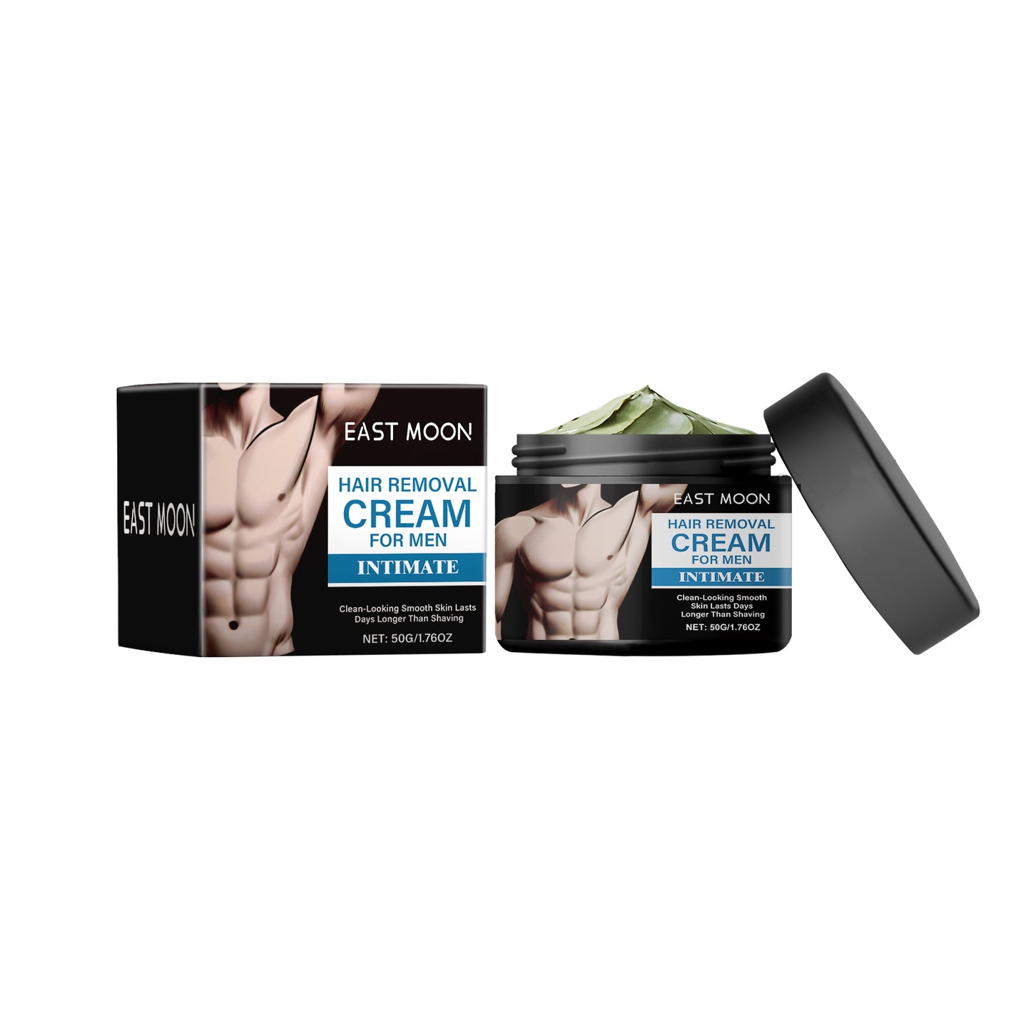 Hair Removal Cream for Men - Gentle Body Hair Remover with Aloe & Glycerin