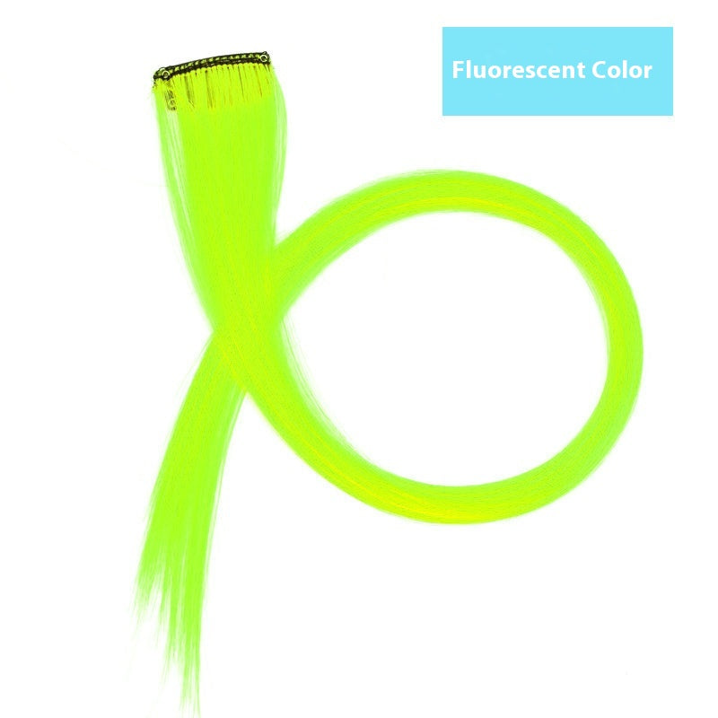 Colorful Hair Weave Extension Set - Multiple Shades, Non-Mainstream Style