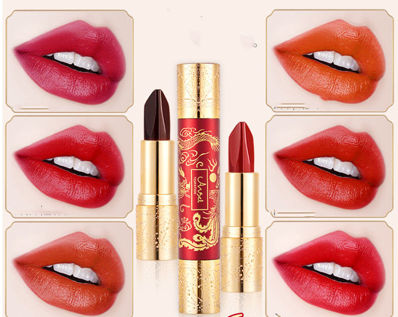 Waterproof Non-Fading Lipstick with Carotene & Vitamin E - Moisturizing Lip Color