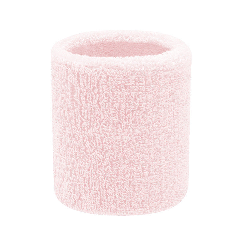 Sweat-Wicking Cotton Wristband - Water Red 8x8cm