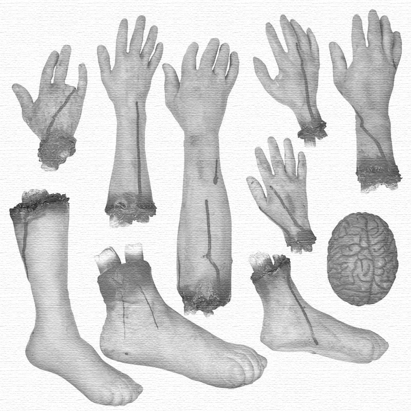 Halloween Horror Hand Decoration Props - Haunted House Party Decor