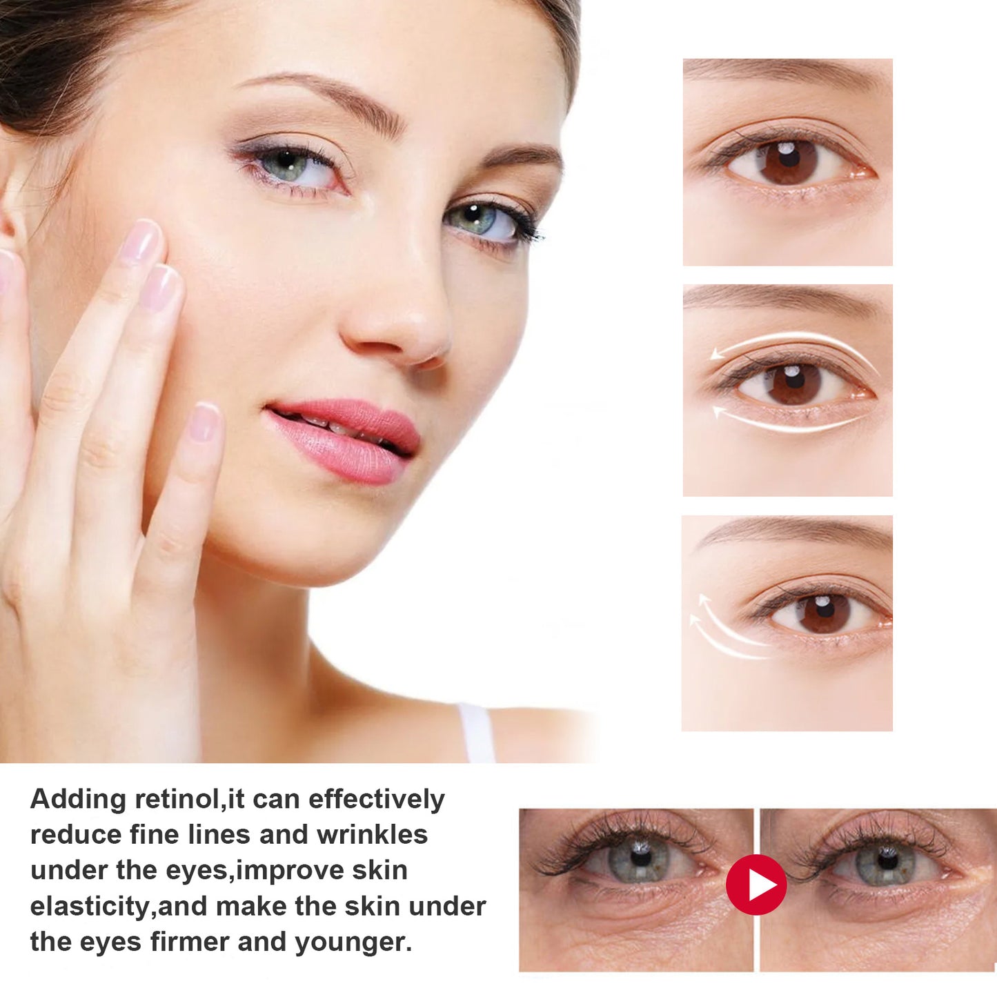 Retinol Eye Stick for Dark Circles and Fine Lines - Firming Eye Treatment