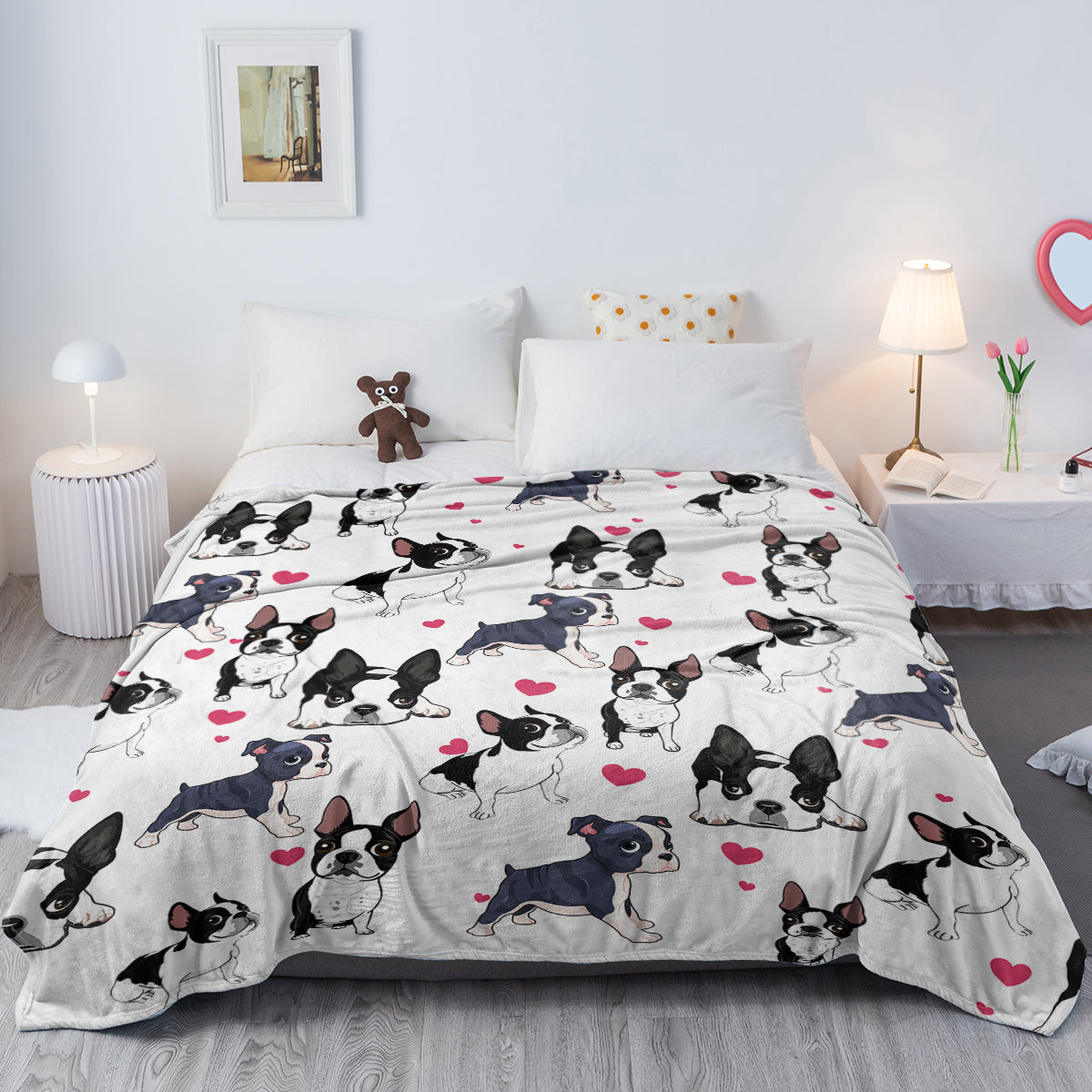 Cozy Fleece Dog Blanket - Soft, Warm Flannel Throw