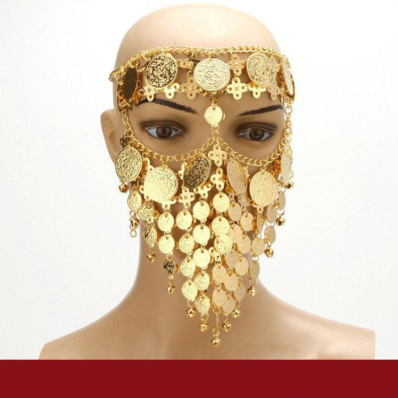 Indian Dance Mask Head Jewelry – Forehead Band