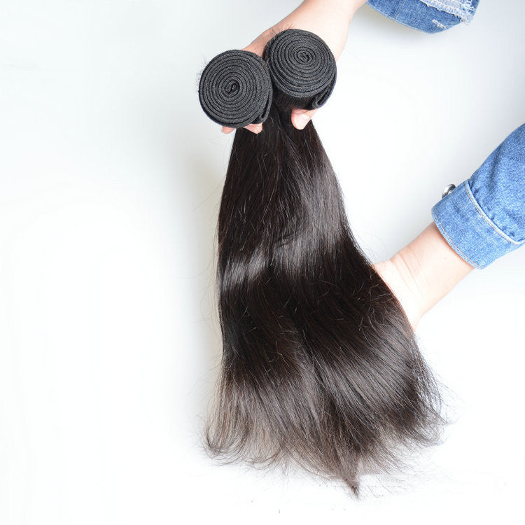 Brazilian Virgin Straight Hair Extensions - Natural Hair Weave, Multiple Lengths