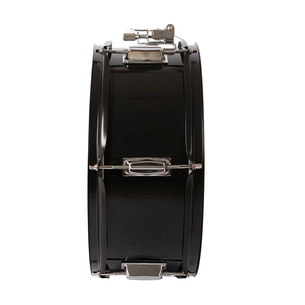 14 Inch Professional Marching Snare Drum Set - Black