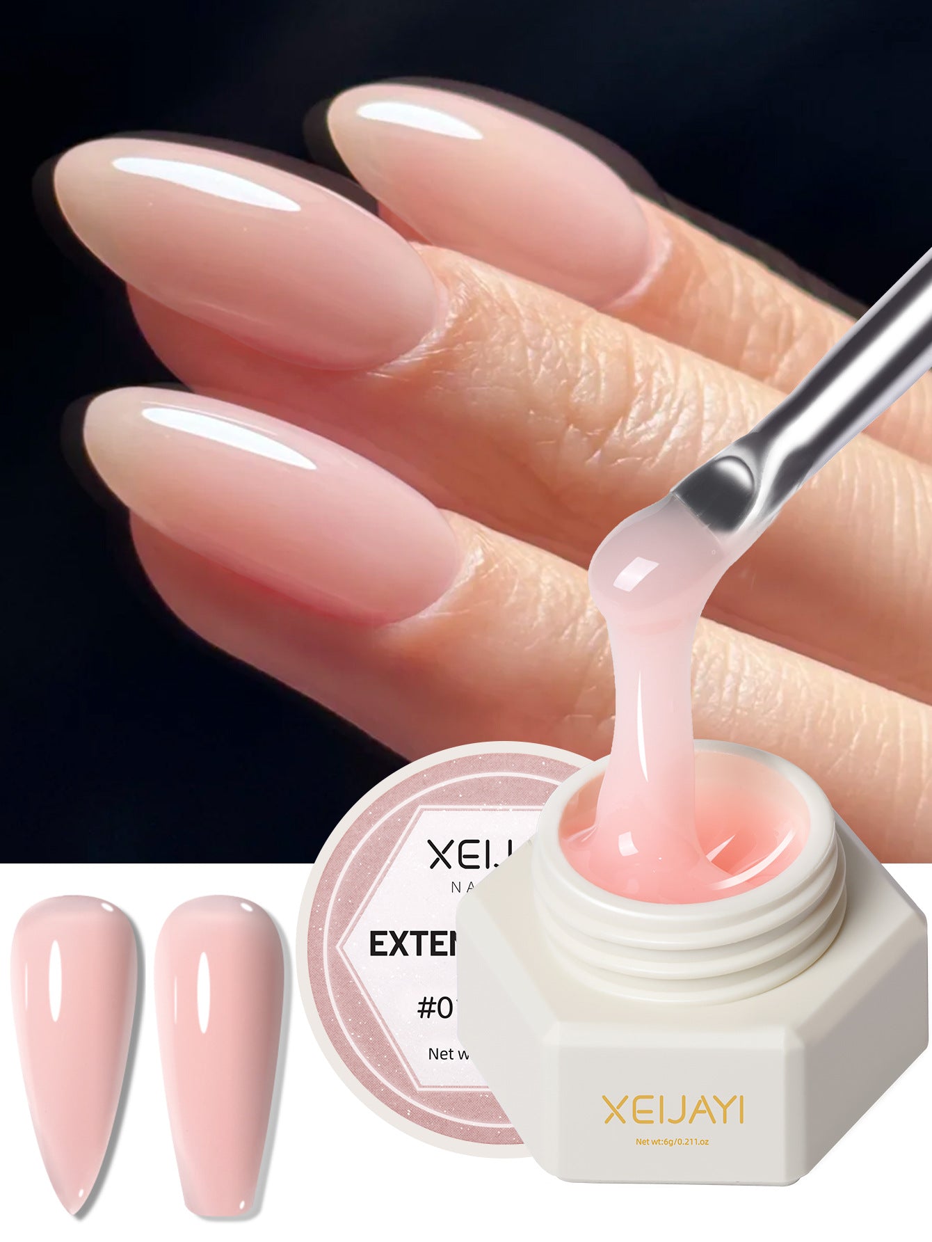 Canned Nail Extension Gel Solid Sculpting Nail Art Kit - Multiple Specifications