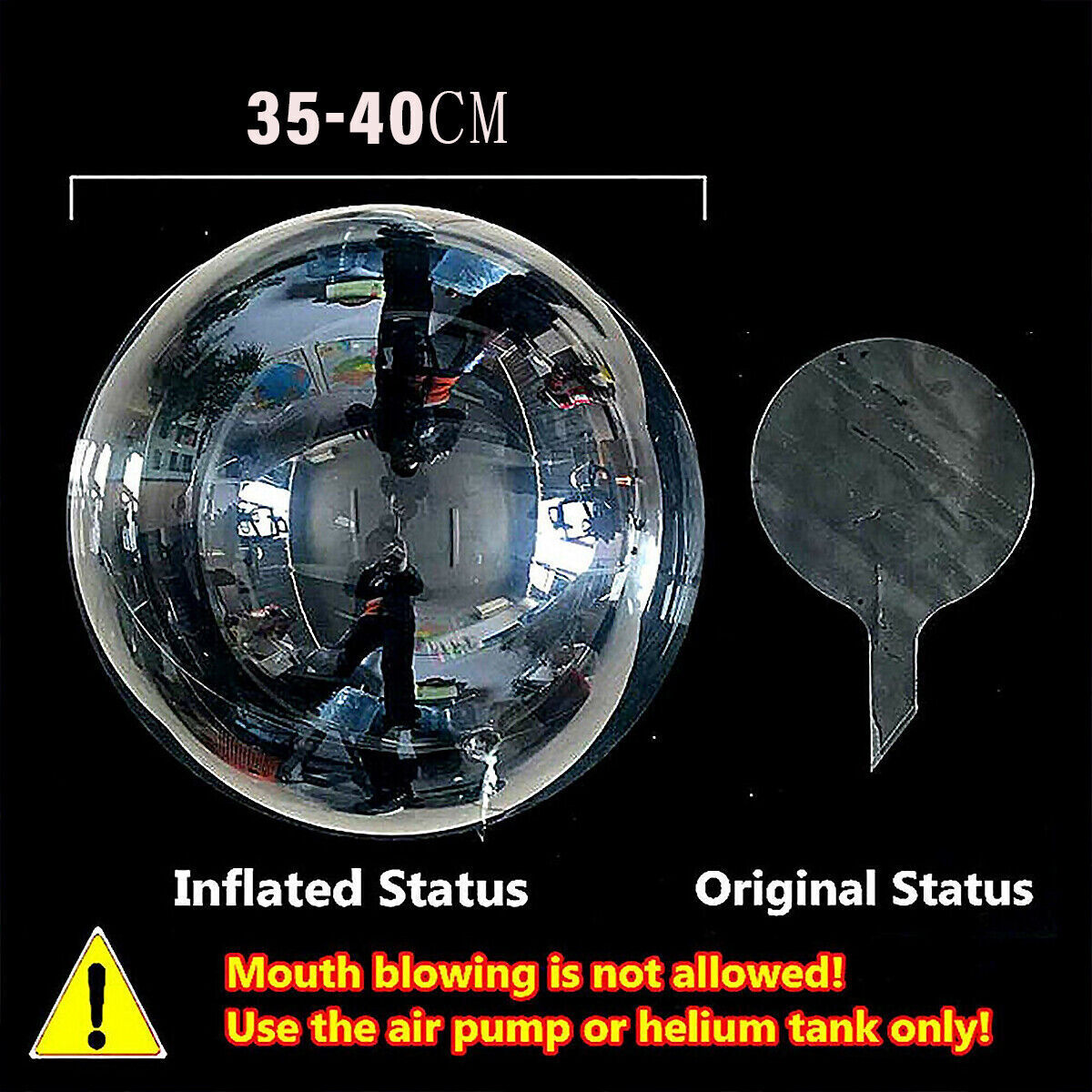 Light Up Balloons - 10PCS Clear LED Balloons with String Lights