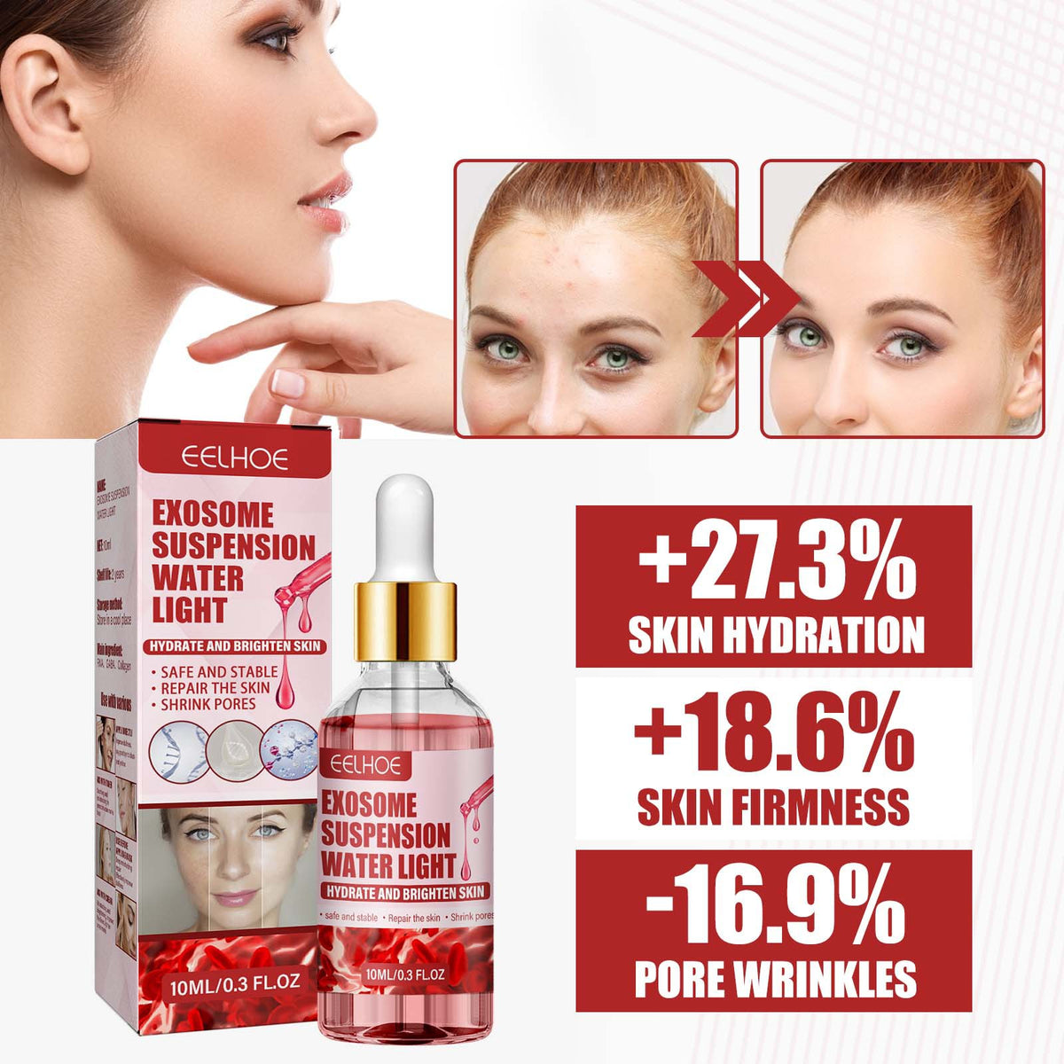 Anti-Wrinkle Facial Serum 10ml - Skin Repair & Fine Lines Reduction