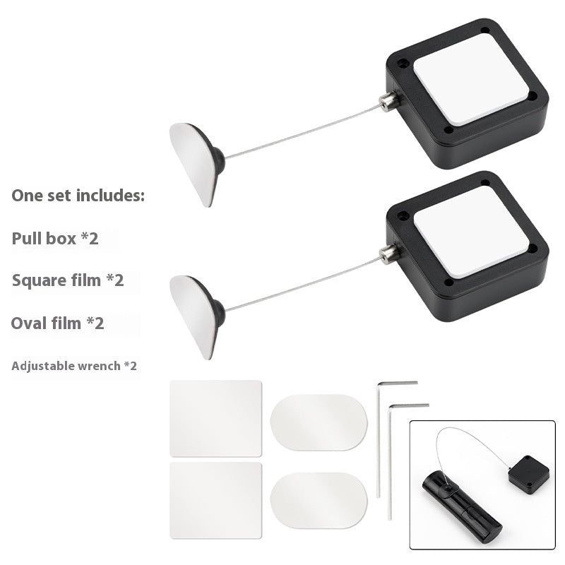 Portable Anti-Theft Telescopic Cable Puller for Home & Garden Security