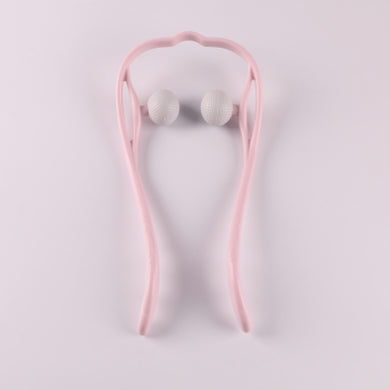 Manual 6-Roller Cervical Neck Massager - Deep Tissue Trigger Point Relief
