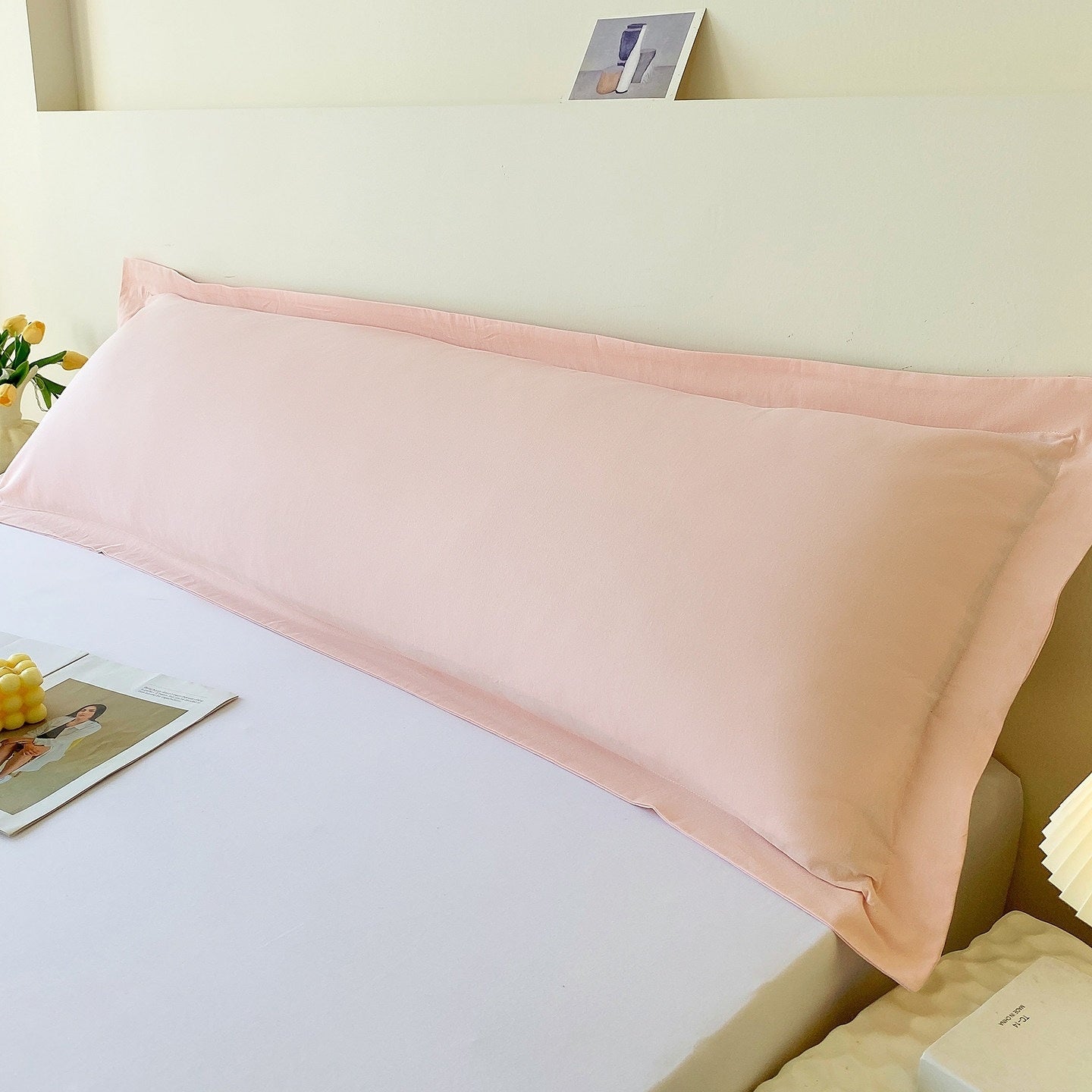 Double Cotton Pillowcase Cover Set - Modern Minimalist Home Decor