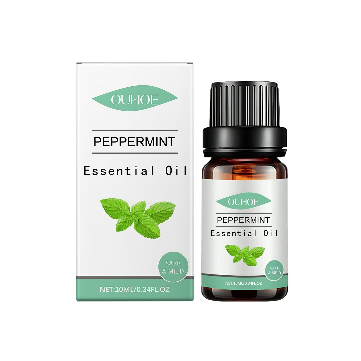 Mint Essential Oil for Skin Care & Aromatherapy - 10ml Moisturizing Body Oil