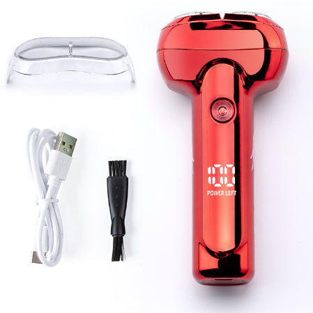 Rechargeable Electric Shaver for Men - Portable Brushless Razor