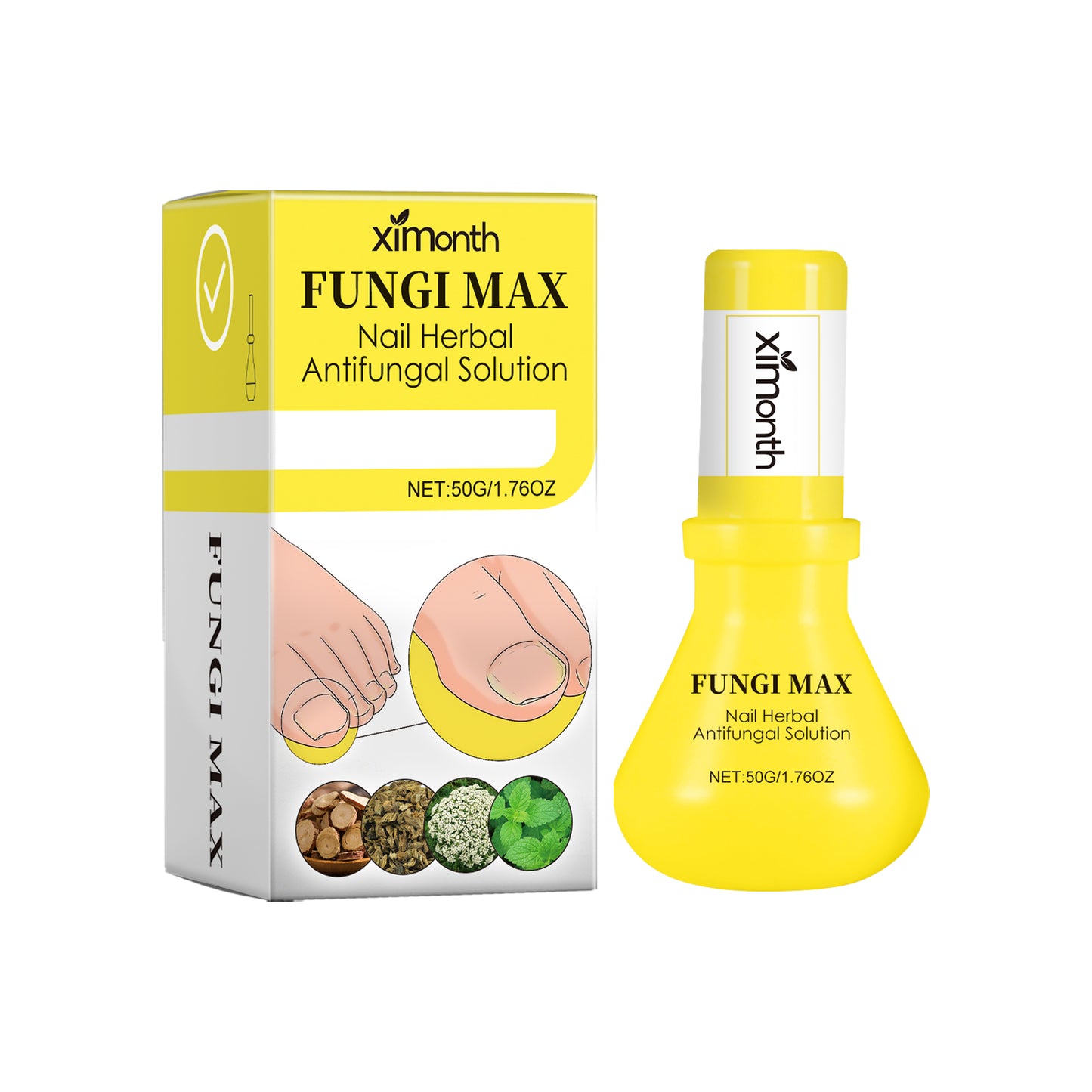 Herbal Nail Repair Solution - Nourishing Nail Growth Treatment