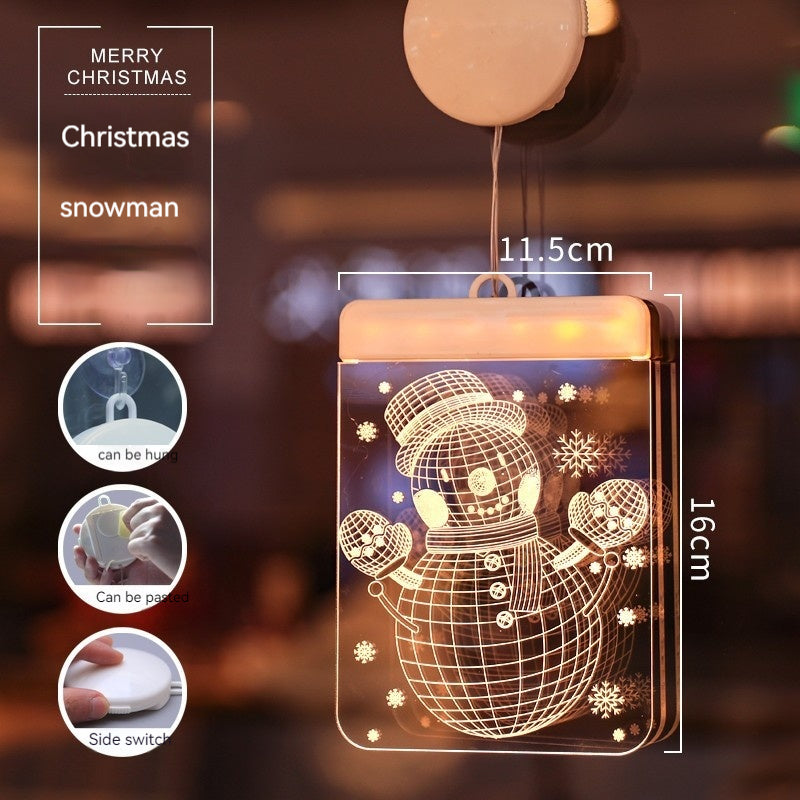 Christmas Pendant Light with Ambience Lighting - USB Powered Festive Decor
