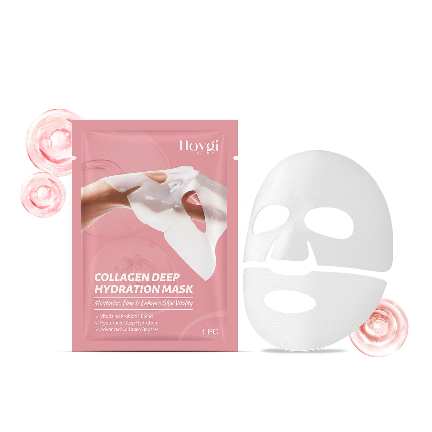 Collagen Moisturizing Anti-Wrinkle Facial Mask - Hydrating Sheet Mask